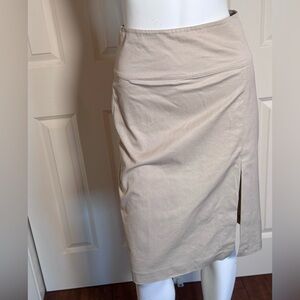 Banana Republic Tan Stretch Pencil Skirt
